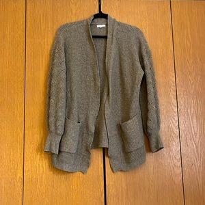 Brown cardigan